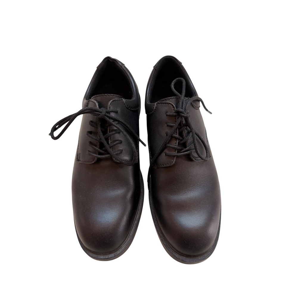 Shoes For Crews Cambridge Men Black Slip Resistant Oxford Work Shoes Size 7.5